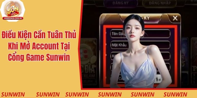 Người chơi cần tạo password mạnh khi mở account tại Sunwin